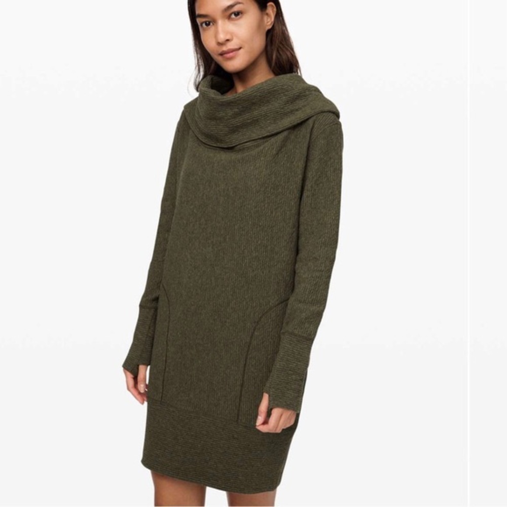 Lululemon Along the Way Sweater Dress